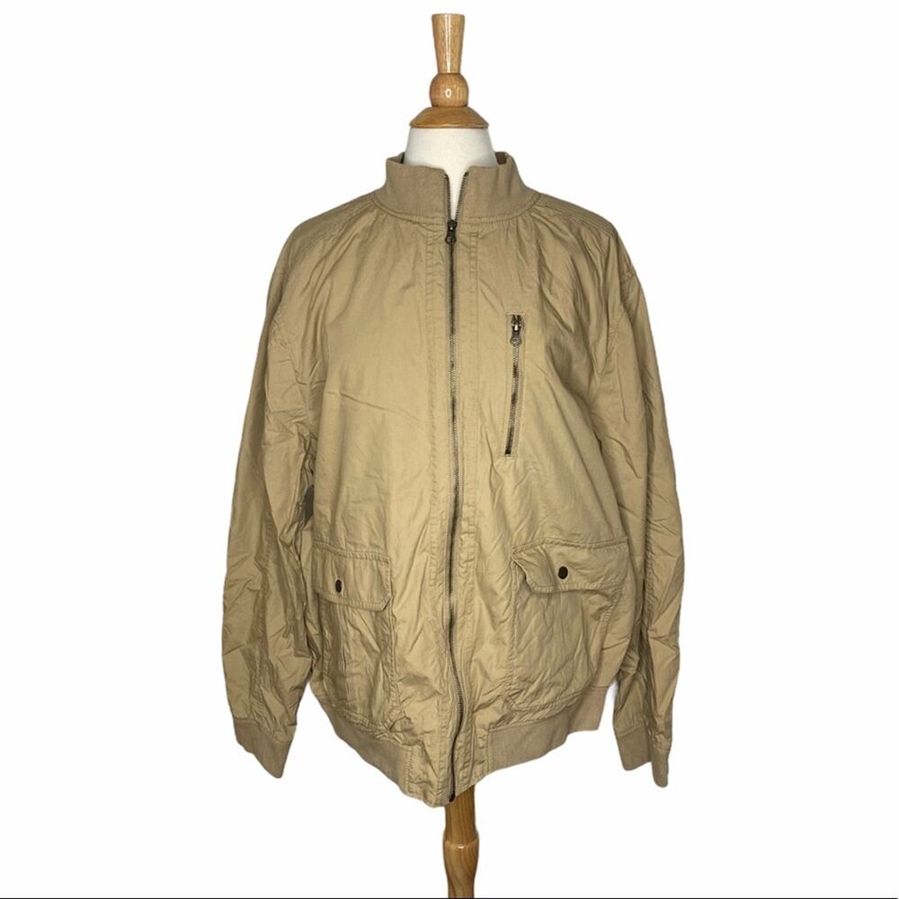 Banana Republic Tan Brown Bomber Jacket BT14